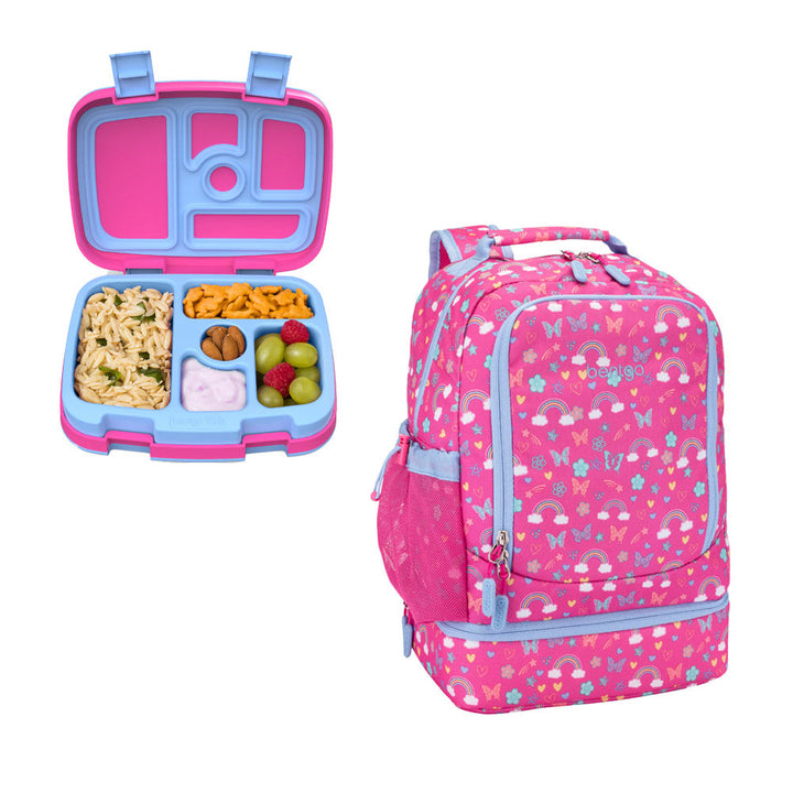 Bentgo Kids Prints Lunch Box & Backpack K0