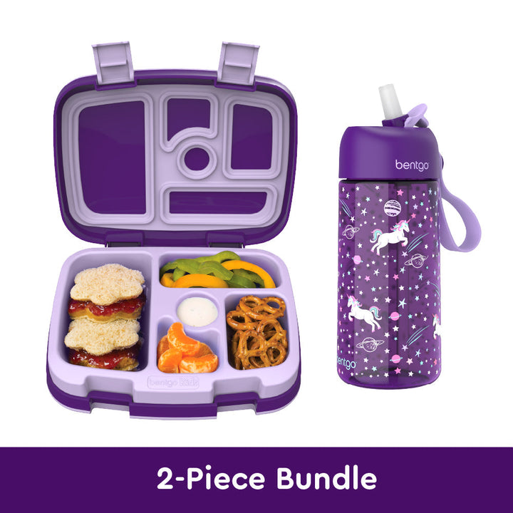 Bentgo Kids Prints Lunch Box & Water Bottle A7