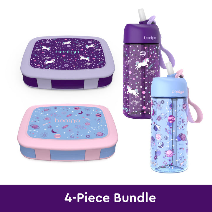 Bentgo Kids Prints Lunch Boxes & Water Bottles D9