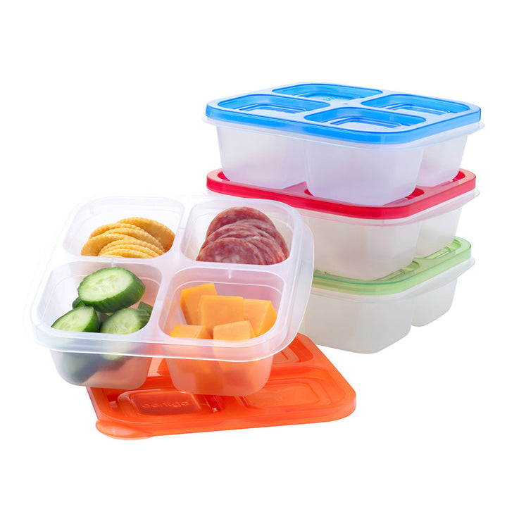 Bentgo Easyboxes 4-Compartment Snack Containers 8-Piece Set L1