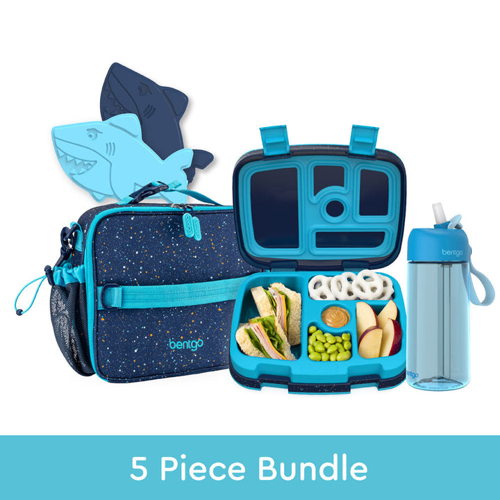 Bentgo Kids Prints Lunch 5-Piece Set with Ice Packs B8