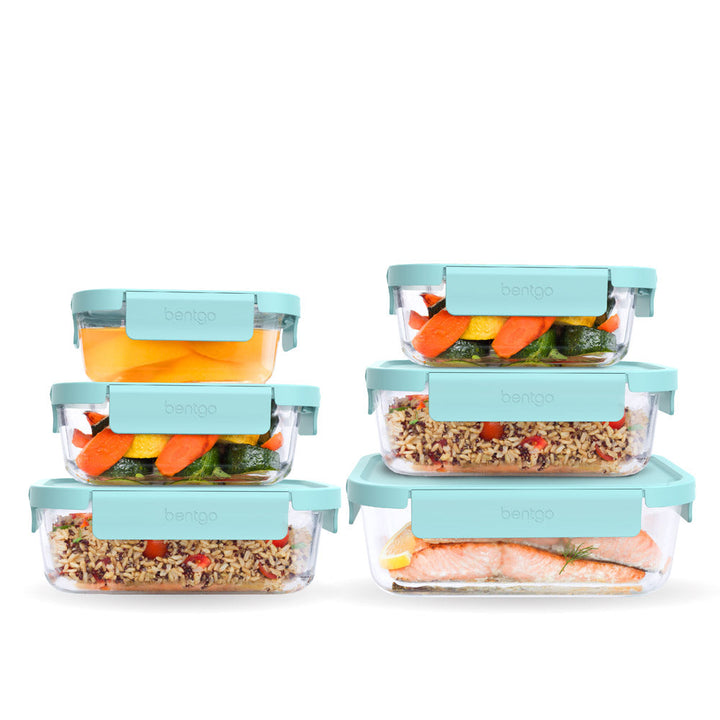 Bentgo Glass Leak-Proof Food Storage Set (12-Piece) B7